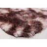 Tapete para Sala Quarto Cozinha Escritório Peludo Felpudo Shaggy 1,40x1,00 Marrom Mesclado Claro - 3