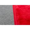 Tapete para Sala Quarto Cozinha Escritório Peludo Felpudo Macio Shaggy 1,40x1,00 Vermelho Liso - 7
