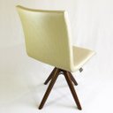 Ver imagem 5 de Kit 2 Cadeiras de Jantar Amanda Facto Champanhe Base Giratória Madeira Maciça - Poltronas Do Sul