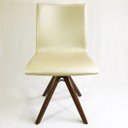 Ver imagem 2 de Kit 2 Cadeiras de Jantar Amanda Facto Champanhe Base Giratória Madeira Maciça - Poltronas Do Sul