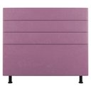 Ver imagem 2 de Cabeceira Cama Box Solteiro Malik 90cm Suede Rosa - Desk Design