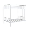 Ver imagem 4 de Beliche Casal/casal em Ferro - Margarida:branco