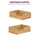 Ver imagem 6 de Cama Infantil Casal com Grades e Cama Auxiliar Madeira Maciça Magna Kids Casatema MadeiraOriginals