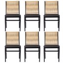 Ver imagem 2 de Kit 6 Cadeira Royal – Corda Náutica Bege