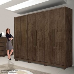 Guarda-Roupa Casal Primore com 6 Portas e 6 Gavetas Móveis Imop - 3