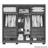 Guarda-Roupa Casal Primore com 6 Portas e 6 Gavetas Móveis Imop - 5