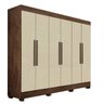 Guarda-roupa Casal Coliseu Top com 6 Portas e 4 Gavetas Móveis Imop - 1