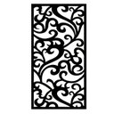 Ver imagem 3 de Painel Vazado Divisória Mdf Maori Preto - 0,60x2,20m