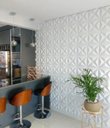 Ver imagem 7 de Kit Revestimento Mini Estrelar 9m² 36 Placas 3d Pvc Parede
