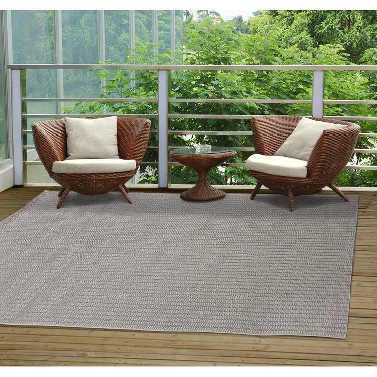 Tapete Sala Sem Pelo Sisal Eco Magia Bege Cinza 2,50 X 3,00m
