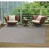 Tapete Sala Sem Pelo Sisal Eco Magia Bege Cinza 2,50 X 3,00m - 1