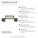 Ver imagem 4 de Kit Cabeceira Arco com Duas Mesas Bend Principal Incolar Musgo Metal Dourado