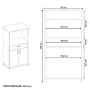 Ver imagem 7 de Balcão Notável 2 Portas 1 Gaveta Nt 3070