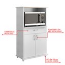 Ver imagem 3 de Balcão Notável 2 Portas 1 Gaveta Nt 3070