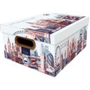 Ver imagem 1 de Caixa Organizadora Decorada Mundi Londres Média 38X29X18.5