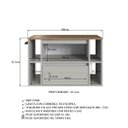 Ver imagem 7 de Conjunto Banheiro Gabinete 80cm e Espelheira Mel/arenas Cj8010