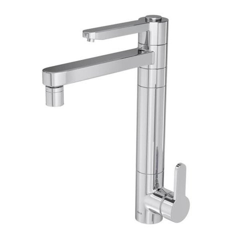 Misturador Monocomando Cozinha Mesa Bica Alta Filtro Deca Twin Click Cromado 2240.C.CLICK