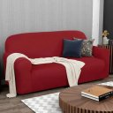 Ver imagem 5 de Capa para Sofá 02 Lugares Avulsa Coladinha Malha Elastica: Vermelho