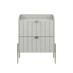 2 Mesas de Cabeceira Vênus Mdf 45cm - 3