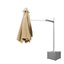 Ver imagem 4 de Ombrelone Lateral Caramelo - 2,40m de Diâmetro - em Alumínio - Base Cachepô - Persianet