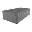 Ver imagem 3 de Cama Box Baú Solteiro Conforto Sintético Cinza + Colchão Solteiro Conforto Espuma D33 28x88x188