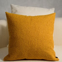 Almofada Boucle Caramelo Quadrada:completa - 2
