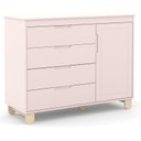 Ver imagem 1 de Cômoda Infantil com Porta Zupy Clean Rose Natural - Matic