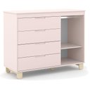 Ver imagem 2 de Cômoda Infantil com Porta Zupy Clean Rose Natural - Matic