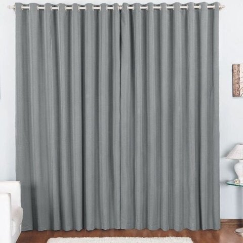 Cortina Pryme 4 Metros Sala Quarto em Oxford para Varão - Cinza