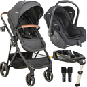 Ver imagem 1 de Carrinho de Bebe Bebe Conforto Base Isofix Kiddo Cosmos Preto