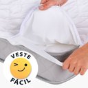 Ver imagem 2 de Colchão Berço BF Americano Antialérgico 130x70x12cm + Protetor Impermeável - 
