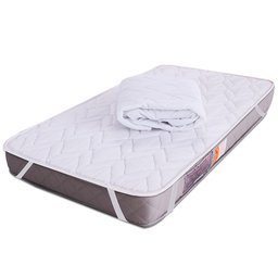 Colchão Berço BF Americano Antialérgico 130x70x12cm + Protetor Impermeável -  - 1