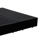 Ver imagem 3 de Cama Box Queen Colchão Mola Ensacada Acolchões + Box Sintético 70x158x198 - Preto