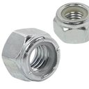 Ver imagem 1 de PORCA SEXTAVADA DIN 985 NYLON M6 AUTO TRAVANTE ZINCO - 200UN