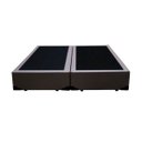 Ver imagem 3 de Cama Box Queen Colchão Mola Bonnel Acolchões + Box Sintético 62x158x198 - Marrom