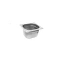 Ver imagem 2 de Cuba Gastronômica em Inox Gn 1/6x100 Mm 1,5 Litros com Tampa 1/6 Inox sem Abertura Original Zahav Or