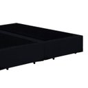 Ver imagem 3 de Cama Box Queen Colchão Mola Bonnel Acolchões + Box Suede 64x158x198 - Preto