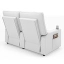 Ver mais imagens de Poltrona do Papai Reclinável Cinema 2 Lugares Manual Baú Usb Haifa F05 Facto Branco - Lyam Decor