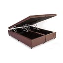 Ver imagem 2 de Cama Box Baú Queen Colchão Mola Bonnel Acolchões + Box Sintético 63x158x198 - Marrom