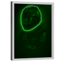 Ver imagem 3 de Quadro Decorativo Piloto Neon Verde
