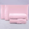 Jogo de Lençol Queen Percal 200 Fios 100% Algodão 4 Peças - Rosa - 2