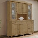 Ver imagem 2 de Cristaleira Madeira Maciça 8 Portas 169 Cm 8963 Freijo Milani Store