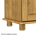 Ver imagem 4 de Cristaleira Madeira Maciça 8 Portas 169 Cm 8963 Freijo Milani Store