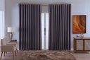 Ver imagem 1 de Cortina para Sala Quarto Blackout Tecido 3,00x2,80 Ellegance:graffite