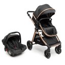 Ver imagem 1 de Carrinho com Bebê Conforto Travel System Romanzo Duo Preto Bronze - Infanti