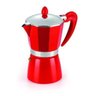 Cafeteira Italiana para Chás e Cafés Alumínio Vermelho - 180ml - 1