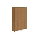Ver imagem 2 de Guarda Roupa 4 Portas 2g c/Pés Alonzo Lopas Amêndoa