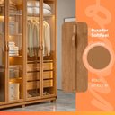 Ver imagem 4 de Guarda Roupas Casal 6 Portas 6 Gavetas Reflecta com LED 100% MDF Sulivan