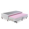 Box Solteiro King Bariloche Branco 96x203x35 com Cama Aux - King House - 1