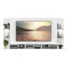 Painel Tv 65 Polegadas com 2 Leds e Prateleiras de Vidro Vegas Premium Multimóveis Branco - 6